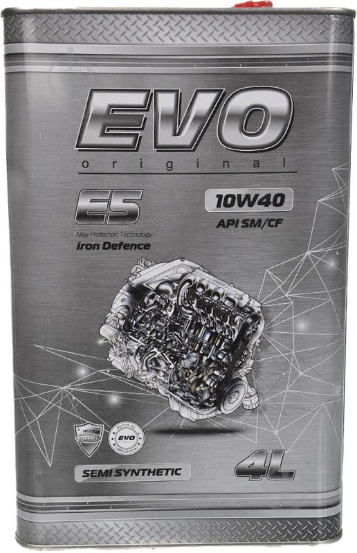 Моторне мастило EVO E5 10W-40 4 л (E5 4L 10W-40) - фото 1