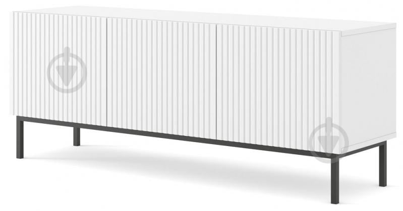 Тумба під ТВ BIM Furniture Ravenna 3д 1500x580x420 мм чорний матовий/білий матовий (RAVENNA_B_FOILED_MDF_TV_STAND_) - фото 1 Тумба під ТВ BIM Furniture Ravenna 3д 1500x580x420 мм чорний матовий/білий матовий (RAVENNA_B_FOILED_MDF_TV_STAND_) - фото 1