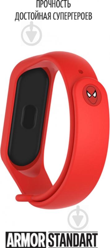 Змінний ремінець Armorstandart Superhero Edition для Xiaomi Mi Band 6/5 Spider Man Red (ARM57066) - фото 3