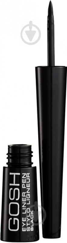 Подводка для глаз Gosh Liquid eyeliner Black 2,5 мл - фото 1