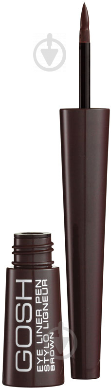 Підводка для очей Gosh Liquid eyeliner brown 2,5 мл - фото 1