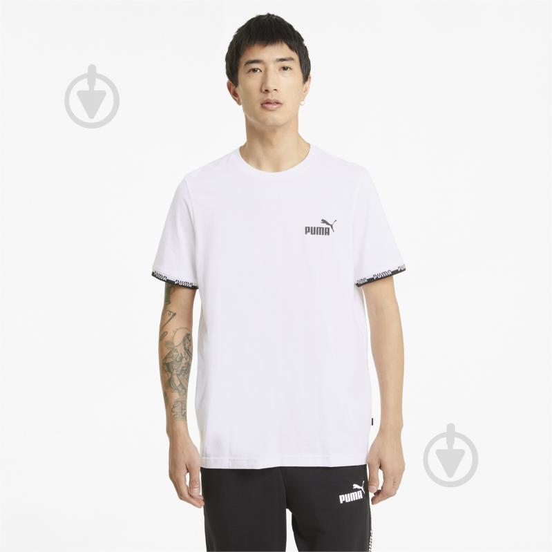 Футболка Puma AMPLIFIED Tee 58577802 р.M белый - фото 1