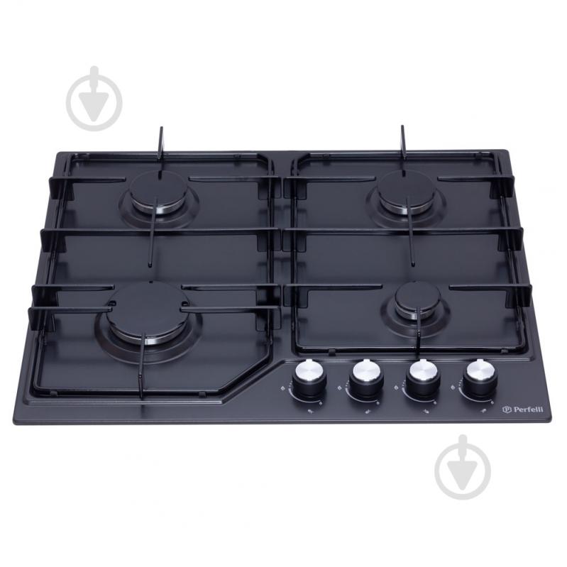 Варочная поверхность газовая Perfelli HGM 61414 BL - фото 2 Варочная поверхность газовая Perfelli HGM 61414 BL - фото 2