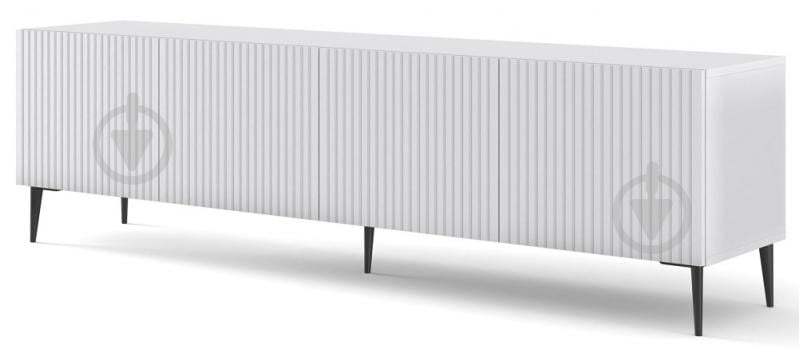 Тумба під ТВ BIM Furniture Ravenna 4д 2000x560x420 мм чорний/білий (RAVENNA_C_DIAMOND_MDF_HG_TV_ST) - фото 1 Тумба під ТВ BIM Furniture Ravenna 4д 2000x560x420 мм чорний/білий (RAVENNA_C_DIAMOND_MDF_HG_TV_ST) - фото 1