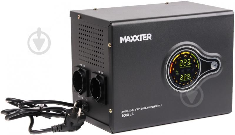 Джерело безперебійного живлення (ДБЖ) Maxxter 1000VA MX-HI-PSW1000-01 - фото 1