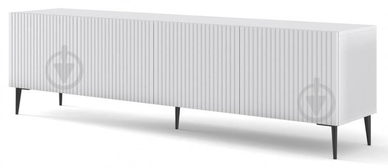 Тумба під ТВ BIM Furniture Ravenna 4д 2000x560x420 мм чорний/білий матовий (RAVENNA_B_FOILED_MDF_TV_STAND_) - фото 1 Тумба під ТВ BIM Furniture Ravenna 4д 2000x560x420 мм чорний/білий матовий (RAVENNA_B_FOILED_MDF_TV_STAND_) - фото 1