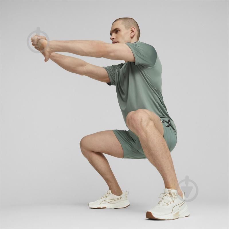 Футболка Puma PUMA FIT TAPED TEE 52418044 р.M зеленый - фото 5