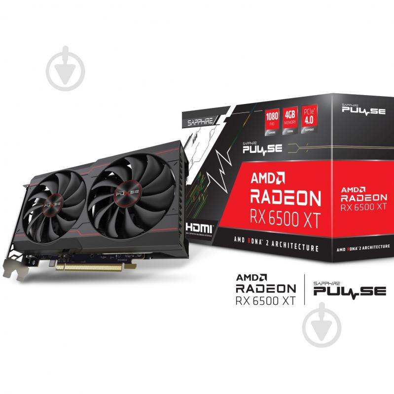 Відеокарта Sapphire Radeon RX 6500 XT 4GB GDDR6 64bit (11314-01-20G) - фото 8