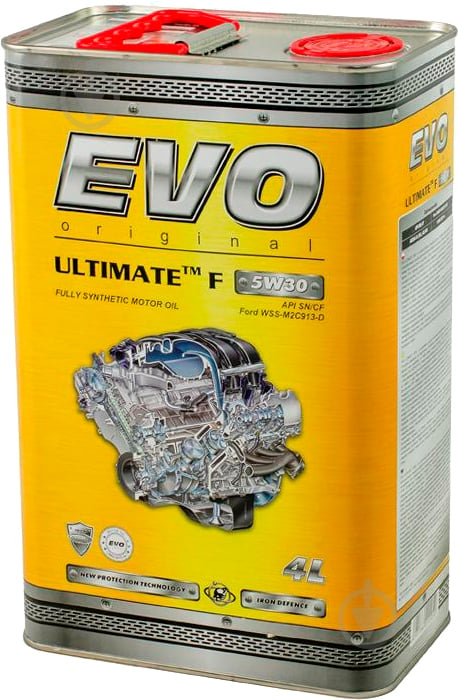 Моторне мастило EVO ULTIMATE F 5W-30 4 л (U F 4L 5W-30) - фото 1