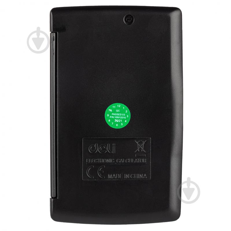 Калькулятор 39219 с крышкой Deli - фото 4