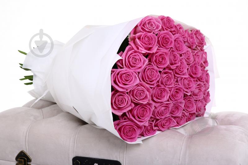 Троянда Аква одноголова класична 60 см фіолетова (Україна) - фото 3