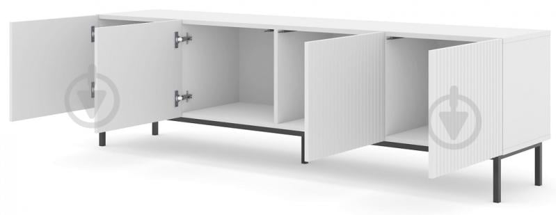 Тумба під ТВ BIM Furniture Ravenna 4д 2000x580x420 мм чорний/білий матовий (RAVENNA_B_FOILED_MDF_TV_STAND_) - фото 2