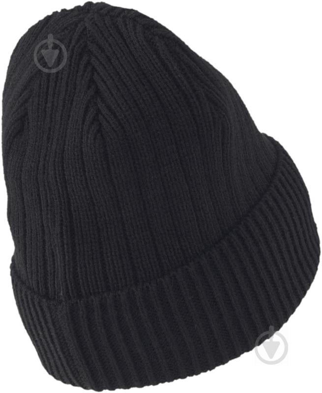 Шапка Puma Ribbed Classic Beanie 02283101 р.one size чорний - фото 2