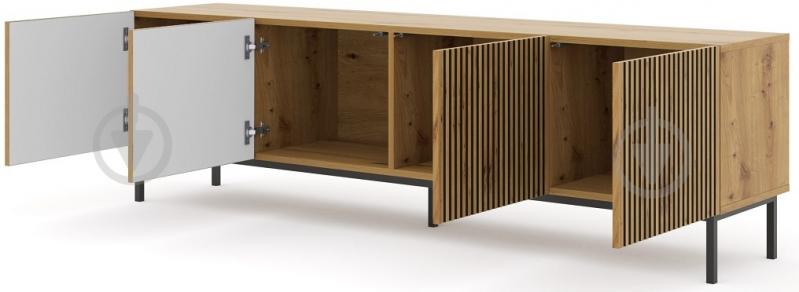 Тумба под ТВ BIM Furniture Ravenna 4д 2000x580x420 мм дуб артизан/золотой(RAVENNA_F_PAINTED_MDF_TV_STAND) - фото 2 Тумба под ТВ BIM Furniture Ravenna 4д 2000x580x420 мм дуб артизан/золотой(RAVENNA_F_PAINTED_MDF_TV_STAND) - фото 2