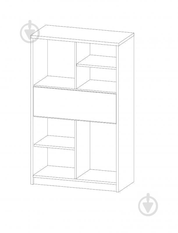 Комод SOKME 2Д/1Ш Айго бук/білий - фото 2