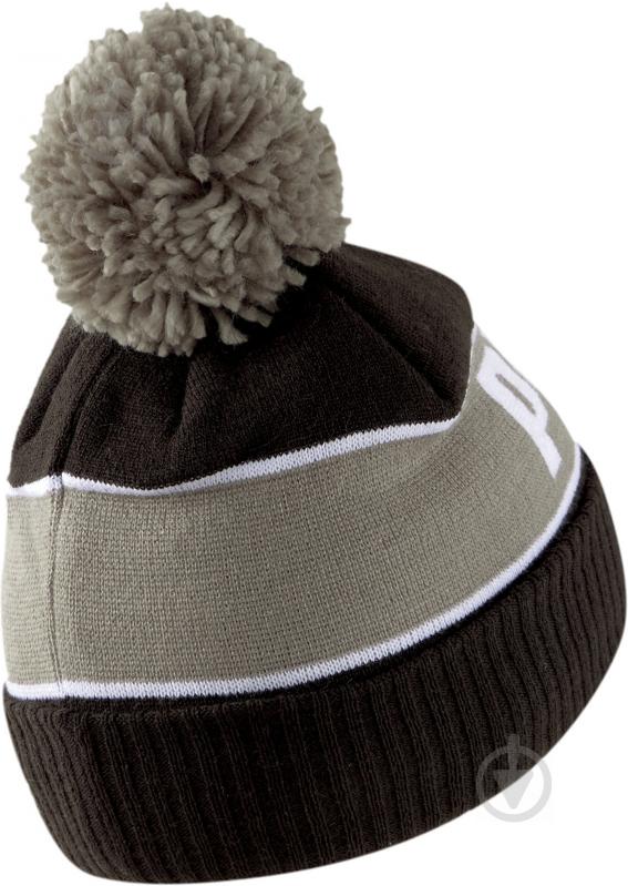 Шапка Puma POM Beanie 02283301 р.one size чорно-сірий - фото 2