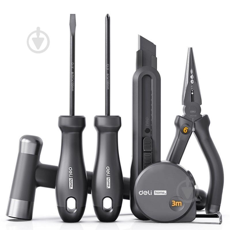 Набор ручного инструмента Deli EHT0006 6 шт. EHT0006 - фото 1