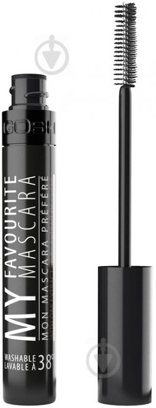 Туш для вій Gosh My favourite mascara 002 carbon black 10 мл - фото 1