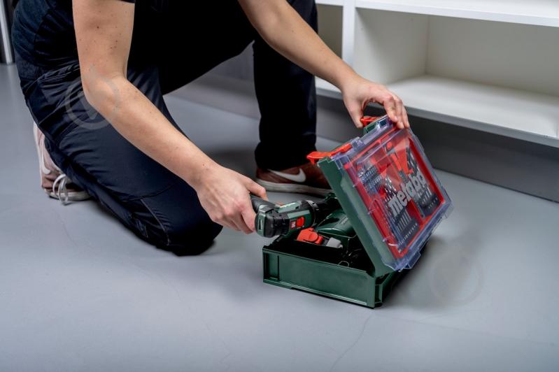 Шуруповерт ударный аккумуляторный Metabo PowerMaxx SB Basic Set 600385710 - фото 5