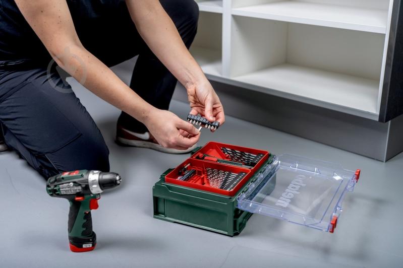 Шуруповерт ударный аккумуляторный Metabo PowerMaxx SB Basic Set 600385710 - фото 6