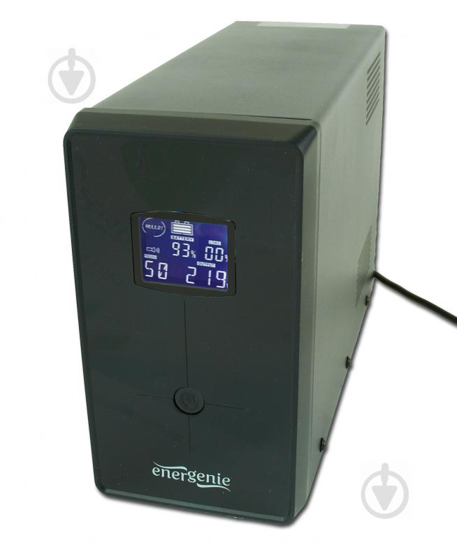 Джерело безперебійного живлення (ДБЖ) EnerGenie 1200VA, LCD, USB EG-UPS-033 - фото 1