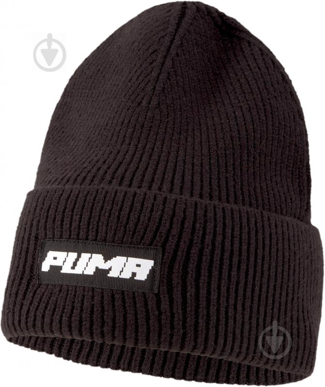 Шапка Puma Trend Beanie 02285001 р.one size черный - фото 1