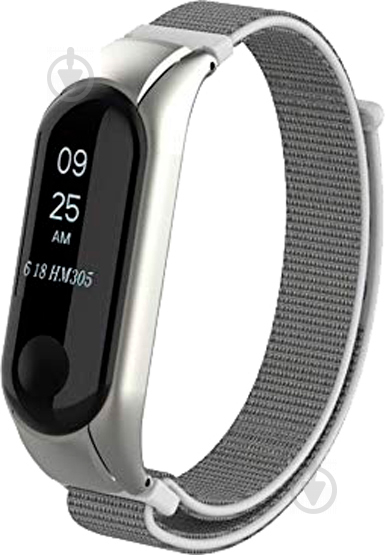 Ремешок для фитнес-браслета Armorstandart Sport Loop Band 4303 для Xiaomi Mi Band 4/3 Light Grey (ARM56000) - фото 1