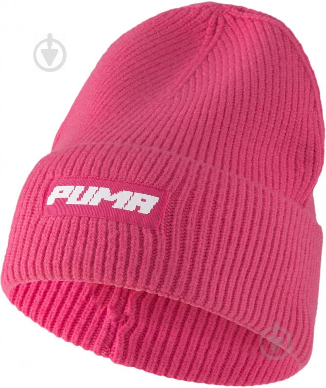 Шапка Puma Trend Beanie 02285002 р.one size розовый - фото 1