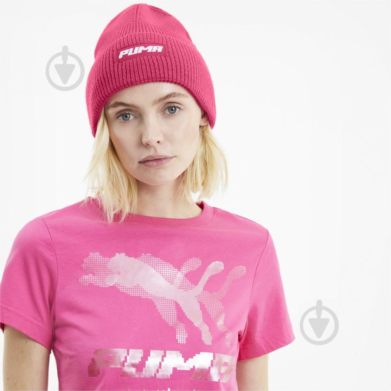 Шапка Puma Trend Beanie 02285002 р.one size розовый - фото 3