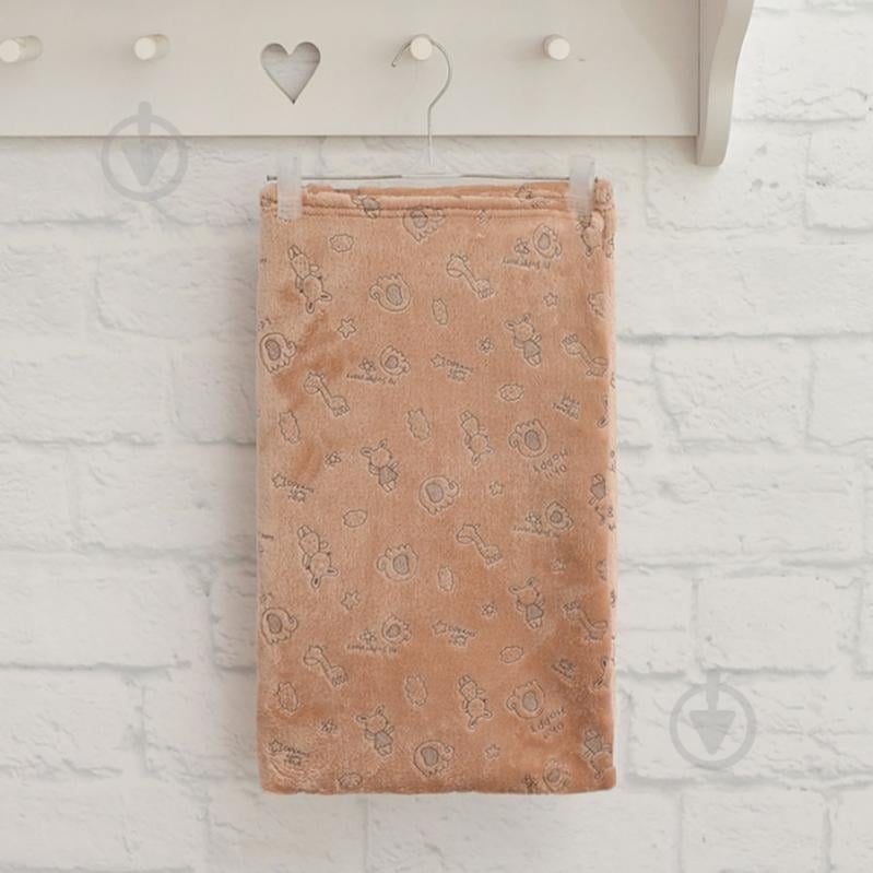 Плед Blanka Іграшки 84x96 см капучино - фото 2 Плед Blanka Іграшки 84x96 см капучино - фото 2