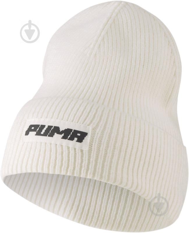 Шапка Puma Trend Beanie 02285003 р.one size белый - фото 1