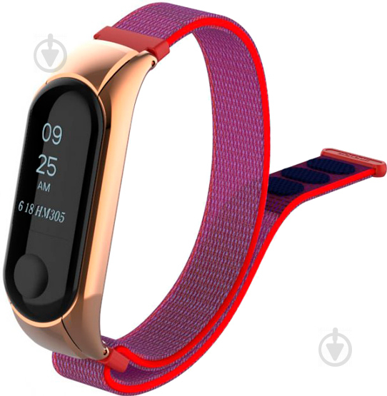 Ремінець для фітнес-браслета Armorstandart Sport Loop Band 4303 для Xiaomi Mi Band 4/3 Pink (ARM55994) - фото 1