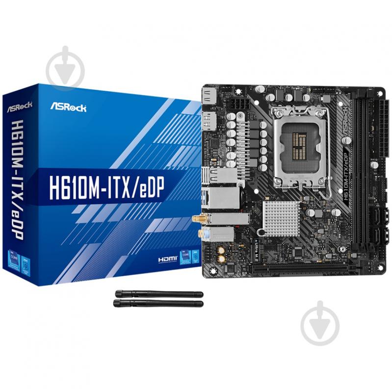 Материнская плата ASRock H610M-ITX/eDP (LGA1700, Intel H610, mini ITX) - фото 5