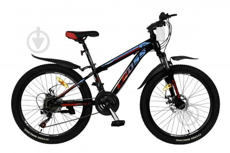 Велосипед Cross 26" 13"(33 см) Fast 26CJS-004676 сине-красный - фото 1