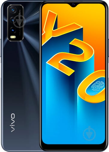 Смартфон Vivo Y20 4/64GB obsidian black - фото 1