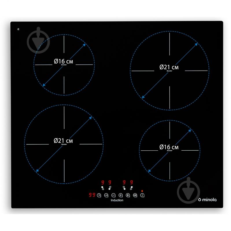 Варильна поверхня індукційна Minola MI 6042 GBL - фото 3