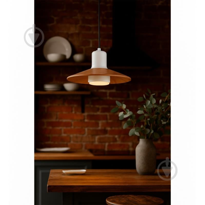 Світильник підвісний LIGHT SET KALUSH 1xGX53 білий/дерево - фото 2 Світильник підвісний LIGHT SET KALUSH 1xGX53 білий/дерево - фото 2