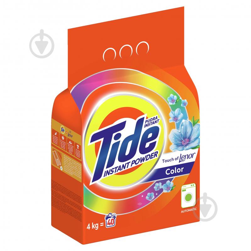 Стиральный порошок для машинной стирки Tide Аква-Пудра Touch of Lenor 4 кг - фото 2