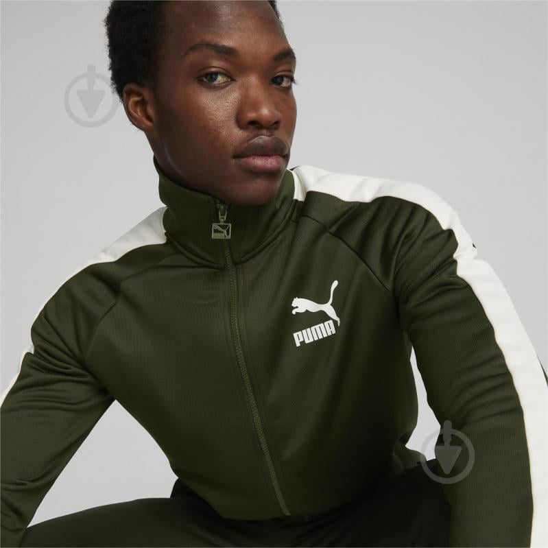 Джемпер Puma T7 ICONIC TRACK JACKET (S) PT 53948431 р.L зелений - фото 4