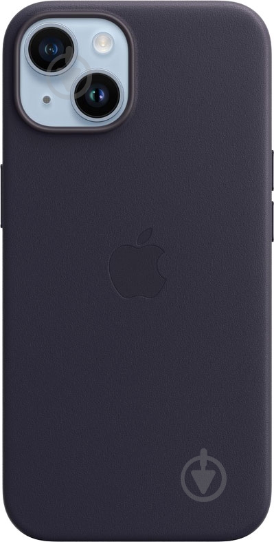 Чехол Apple Leather Case with MagSafe для iPhone 14 ink(MPP63ZE/A) - фото 1