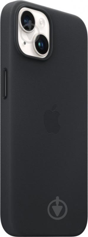 Чехол Apple Leather Case with MagSafe для iPhone 14 midnight (MPP43ZE/A) - фото 2