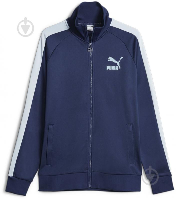 Джемпер Puma T7 ICONIC TRACK JACKET (S) PT 53948415 р.S синий - фото 1 Джемпер Puma T7 ICONIC TRACK JACKET (S) PT 53948415 р.S синий - фото 1