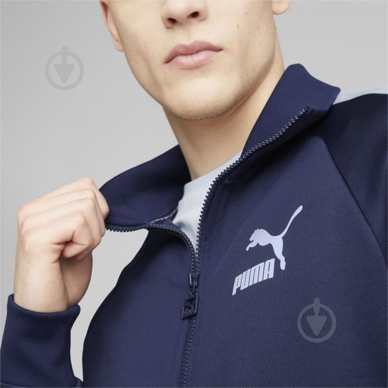 Джемпер Puma T7 ICONIC TRACK JACKET (S) PT 53948415 р.S синий - фото 5 Джемпер Puma T7 ICONIC TRACK JACKET (S) PT 53948415 р.S синий - фото 5