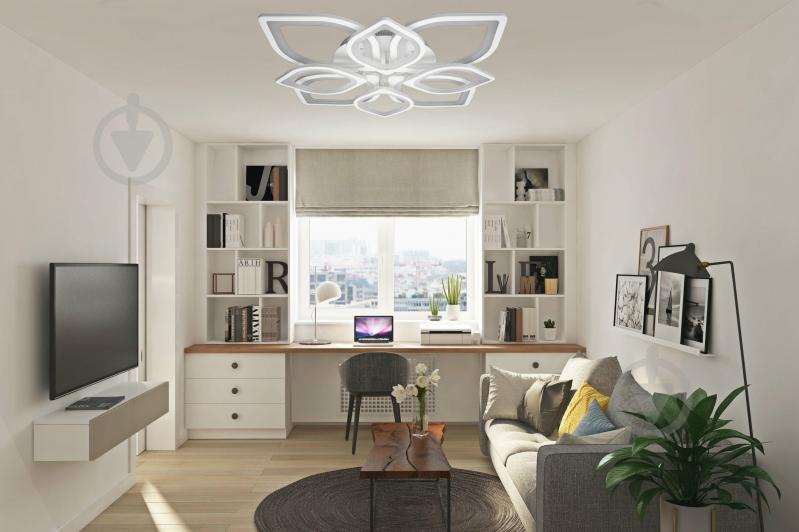 Люстра светодиодная ALLA-lighting Liliya 93 Вт LED-модуль белый - фото 9