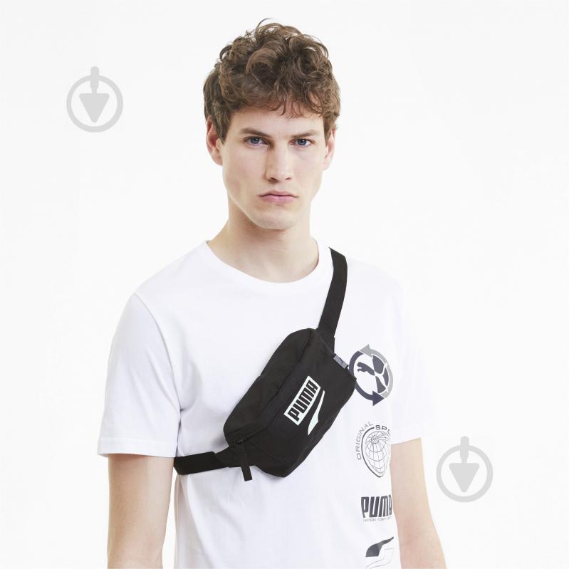 Сумка Puma Plus Waist Bag II 07575114 черный - фото 3