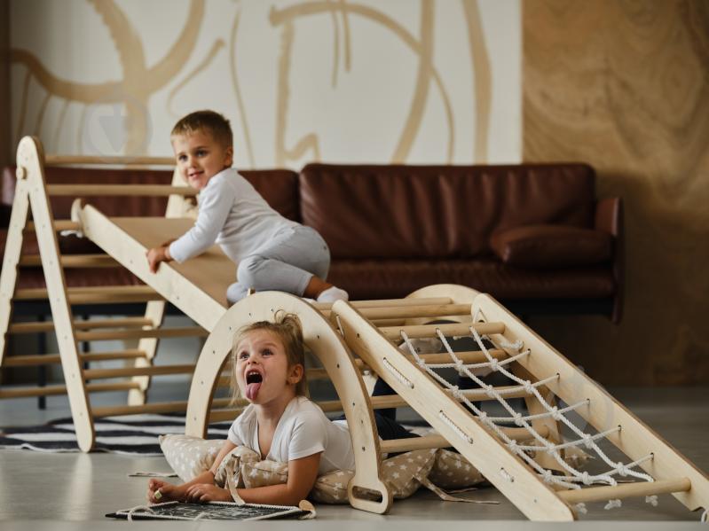 Ігровий комплекс Goodevas 6в1 трикутник Піклера/арка/гірка/сітка/подушка та арт-сет E532 - фото 12 Ігровий комплекс Goodevas 6в1 трикутник Піклера/арка/гірка/сітка/подушка та арт-сет E532 - фото 12