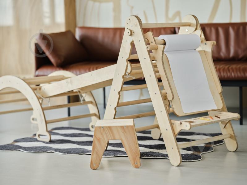 Ігровий комплекс Goodevas 6в1 трикутник Піклера/арка/гірка/сітка/подушка та арт-сет E532 - фото 2 Ігровий комплекс Goodevas 6в1 трикутник Піклера/арка/гірка/сітка/подушка та арт-сет E532 - фото 2