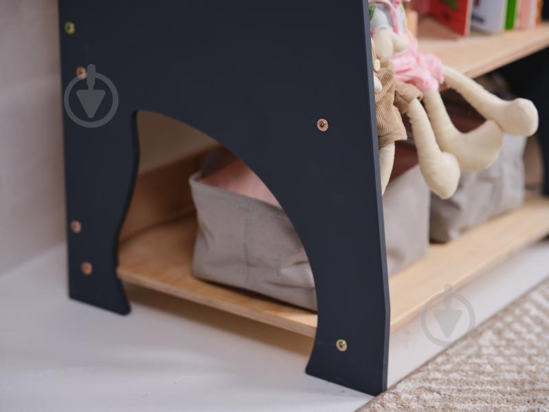 Стелаж Goodevas Монтессорі великий 2в1 для книг та іграшок E648 бежевий - фото 14 Стелаж Goodevas Монтессорі великий 2в1 для книг та іграшок E648 бежевий - фото 14