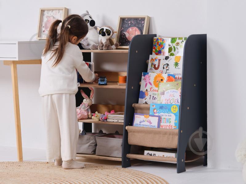 Стелаж Goodevas Монтессорі великий 2в1 для книг та іграшок E648 бежевий - фото 9 Стелаж Goodevas Монтессорі великий 2в1 для книг та іграшок E648 бежевий - фото 9