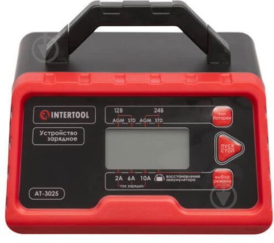 Зарядное устройство Intertool AT-3025 10 А 200 А/год (051325543) - фото 3 Зарядное устройство Intertool AT-3025 10 А 200 А/год (051325543) - фото 3